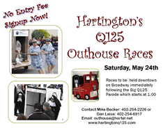 The Hartington's Q125 Outhouse Races