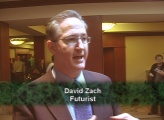 Futurist David Zach speaks at the TOC.