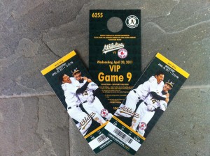 Example of A's Tickets